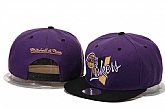 Lakers Team Logo Purple Mitchell & Ness Adjustable Hat GS,baseball caps,new era cap wholesale,wholesale hats